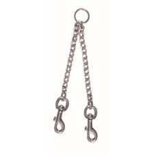 Terminal Duplo Em Metal P/ Trela 60 Cm/4.0 Mm